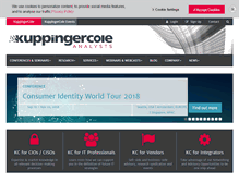Tablet Screenshot of kuppingercole.com